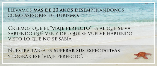 Mundo MBA: M&aacute;s de 20 a&ntilde;os desempe&ntilde;&aacute;ndonos como asesores de turismo. Nuestra tarea es superar sus expectativas y lograr el Viaje Perfecto.